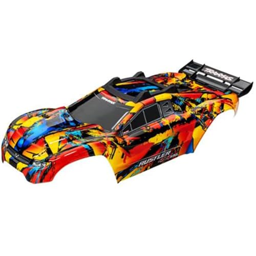 Traxxas Rustler 4x4 VXL Körper Solar Flare 6718R von TRAXXAS