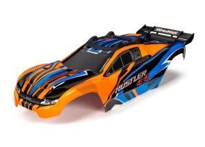 Traxxas Rustler TRA6734T 4X4 VXL Karosserie Orange von TRAXXAS