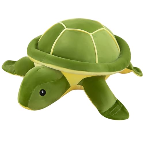 Trayosin Kuscheltier Schildkröte niedlichen Schildkröte Plüschtier mit großen Augen,PlüschSchildkröte Superweiche Plüsch-Kissen Stofftier für Kinder Erwachsene Geschenk (Grün,40cm) von Trayosin