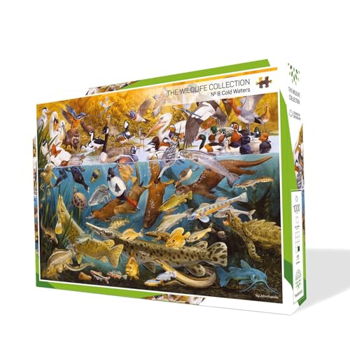 Treecer TRE-WC08 The Wildlife Coll Cold Waters 1000 pcs Puzzle, Multicolor von Treecer