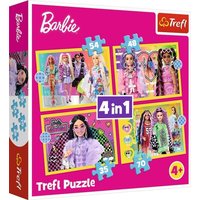 4 in 1 Puzzle Barbie 35,48,54,70 Teile von Trefl S.A.