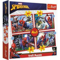 4 in 1 Puzzle - Spiderman (Kinderpuzzle) von Trefl S.A.