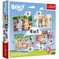 4 in 1 Puzzle - Bluey von Trefl S.A.