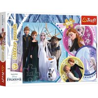 Disney Frozen Glitterpuzzle, Im Schein der Liebe (Kinderpuzzle) von Trefl S.A.