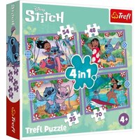 4 in 1 Puzzle - Lilo & Stitch von Trefl S.A.