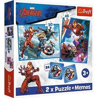 2 in 1 Puzzles + Memo Avengers von Iden, Ilja Maximilian