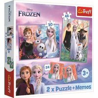2 in 1 Puzzles + Memo Disney Frozen 2 von Iden, Ilja Maximilian
