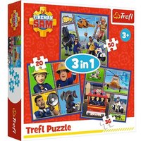 3 in 1 Puzzle Feuerwehrmann Sam 3 in 1 Puzzle Feuerwehrmann Sam von Trefl