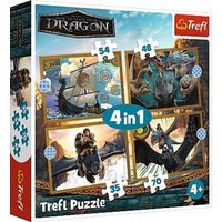 4 in 1 Puzzle 35, 48, 54, 70 Teile Dragons 4 in 1 Puzzle 35, 48, 54, 70 Teile Dragons von Trefl