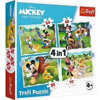 4 in 1 Puzzle - Mickey Mouse nice day von Trefl