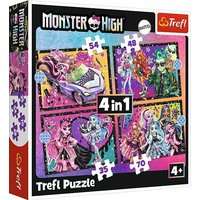 4 in 1 Puzzle - Monster High von Trefl