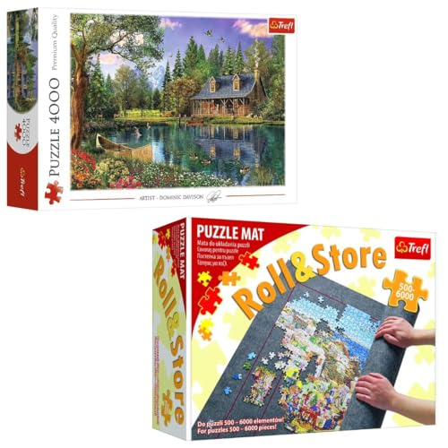 Bundle Trefl - Puzzle Nachmittagsidylle 4000 Teilen + Puzzlematte von Trefl