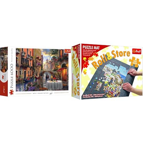 Bundle Trefl - Puzzle Romantisches Abendessen 6000 Teile + Puzzlematte, 500-6000 Teile Puzzle Trefl von Trefl