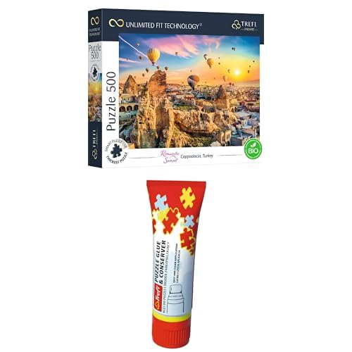 Bundle Trefl - Puzzle UFT: Romantic Sunset: Cappadocia, Turkey, 500 Teile + Puzzlekleber Bundle Trefl - Puzzle UFT: Romantic Sunset: Cappadocia, Turkey, 500 Teile + Puzzlekleber von Trefl