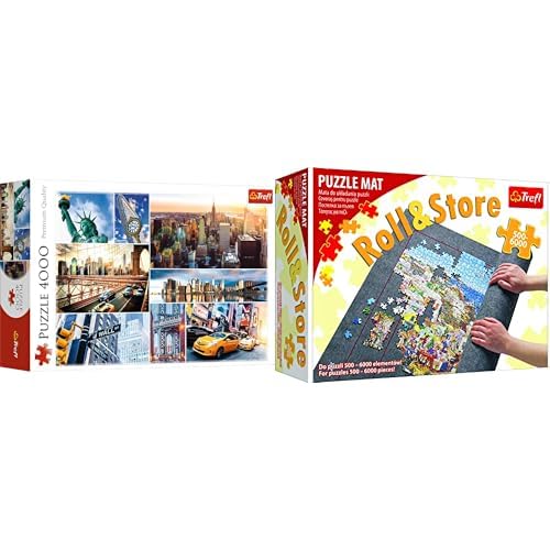 BundleTrefl New York, Collage 4000 + Trefl Puzzlematte, 500-6000 Teile von Trefl