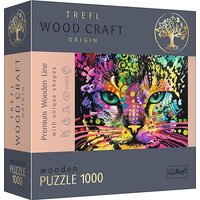 Trefl - Holzpuzzle 1000 - Bunte Katze von Trefl