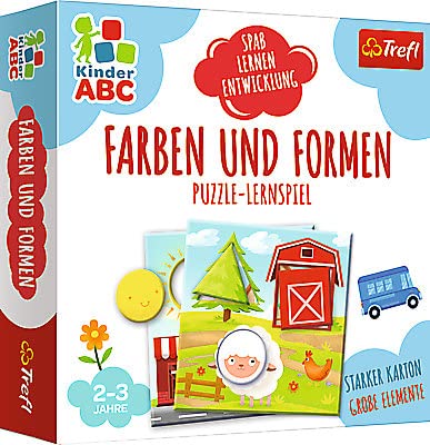 Farben und Formen (Kinderspiel): Spaß - Lernen - Entwicklung. Puzzle-Lernspiel von Trefl