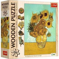 Holz Puzzle 200 - Sonnenblumen - Vincent van Gogh von Trefl S.A.