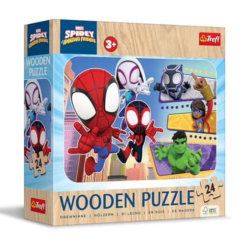 Holz Puzzle Junior 24 - Spidey von Trefl