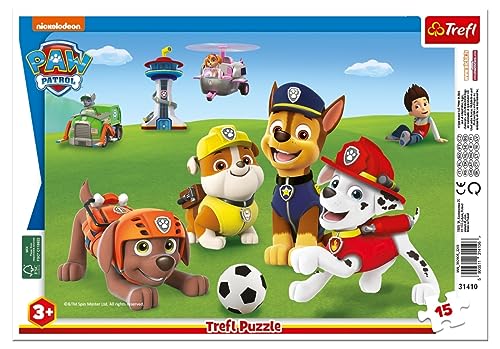 Paw Patrol - Rahmenpuzzle - 15 Teile von Trefl