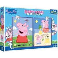 Primo Baby MAXI Puzzle + Malvorlage 2x10 Teile Peppa Pig von PBS Deutschland GmbH & Co.KG