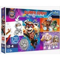 Primo GIANT Puzzle 15 Teile + Malvorlage Paw Patrol Film von Trefl