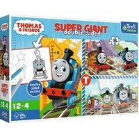 Primo GIANT Puzzle 15 Teile + Malvorlage Thomas die Lokomotive von Trefl