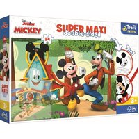 Primo Super Maxi Puzzle 24 Teile und Malvorlage Mickey Mouse Primo Super Maxi Puzzle 24 Teile und Malvorlage Mickey Mouse von Trefl