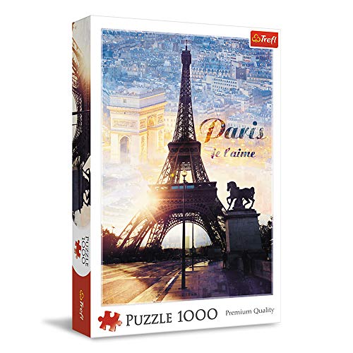 Trefl 10394 Paris bei Tagesanbruch 1000 Teile, Premium Quality, für Erwachsene und Kinder ab 12 Jahren Puzzle, Farbig von Trefl