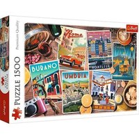 Puzzle 1500 - Reise durch Europa von Trefl