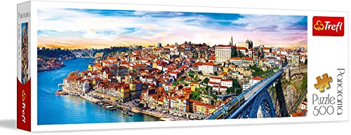 Trefl 29502 Porto, Portugal 500 Teile, Panorama, Premium Quality, für Erwachsene und Kinder ab 10 Jahren Puzzle, Farbig von Trefl