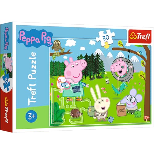 Trefl 916 18245 Waldexpedition, Peppa Pig EA 30pcs, 50 hojas von Trefl