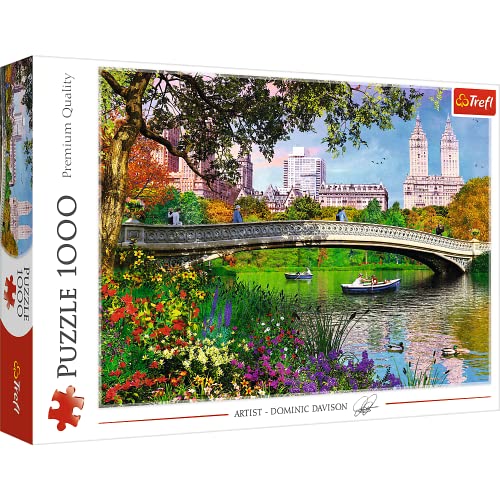 Trefl, Puzzle, Central Park, New York, 1000 Teile, Premium Quality, für Erwachsene und Kinder ab 12 Jahren, Farbig von Trefl