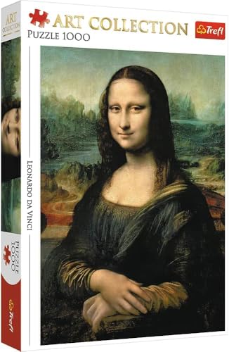 Trefl TR10542 Mona Lisa, Leonardo da Vinci 1000 Teile, Art Collection, Premium Quality, für Erwachsene und Kinder ab 12 Jahren Puzzle, Farbig von Trefl