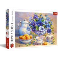 TREFL 10466 Puzzle 1000 Teile Blauer Blumenstrauß von Trefl