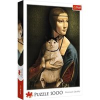 TREFL 10663 Puzzle 1000 Teile - Lady mit Katze von Trefl