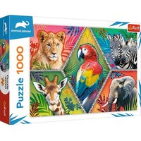 TREFL 10671 Puzzle 1000 - Animal Planet Exotische Tiere von Trefl