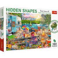 TREFL 10677 Motorhome Trip Hidden Shape Puzzle 1.003 Teile von Trefl