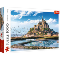 TREFL 10742 Puzzle 1000 Teile - Mont Saint-Michel, France von Trefl