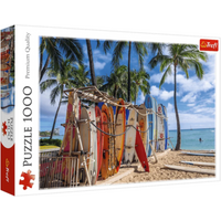 TREFL 10742 Puzzle 1000 Teile - Waikiki Beach, Hawaii von Trefl