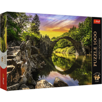 TREFL 10811 Deutschland-Puzzle 1000 Teile Rakotzbrücke in Kromlau von Trefl