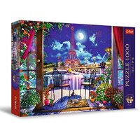 TREFL 10843 Puzzle 1000 Teile Premium Plus - Tea Time: Parisian Moonlight TREFL 10843 Puzzle 1000 Teile Premium Plus - Tea Time: Parisian Moonlight von Trefl