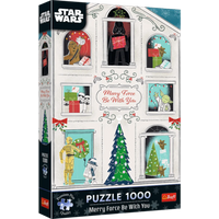 TREFL 12087 Puzzle 1000 Teile XMAS Premium Plus - Merry Force Be With You - Star Wars Universum TREFL 12087 Puzzle 1000 Teile XMAS Premium Plus - Merry Force Be With You - Star Wars Universum von Trefl