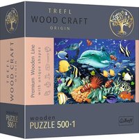 TREFL 20153 Holz Puzzle 500+1 - Meeresleben von Trefl