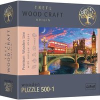 TREFL 20155 Holz Puzzle 500+1 Teile - Palast von Westminster, Big Ben, London von Trefl