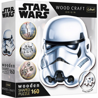 TREFL 20188 Holz Konturpuzzle 160 Teile – Star Wars - Stromtrooper Helm von Trefl