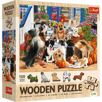 TREFL 20212 Puzzle 1000 Teile Wooden Puzzles - Doggy Friendship TREFL 20212 Puzzle 1000 Teile Wooden Puzzles - Doggy Friendship von Trefl