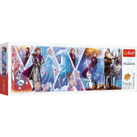 TREFL 29048 Frozen II 1000 Teile Panorama Puzzle von Trefl