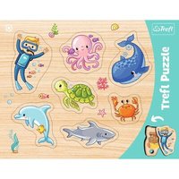 TREFL 31309 Rahmen-Puzzle - Unterwasserwelt von Trefl