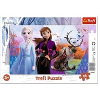 TREFL 31348 Rahmen-Puzzle 15 Teile - Disney Frozen von Trefl